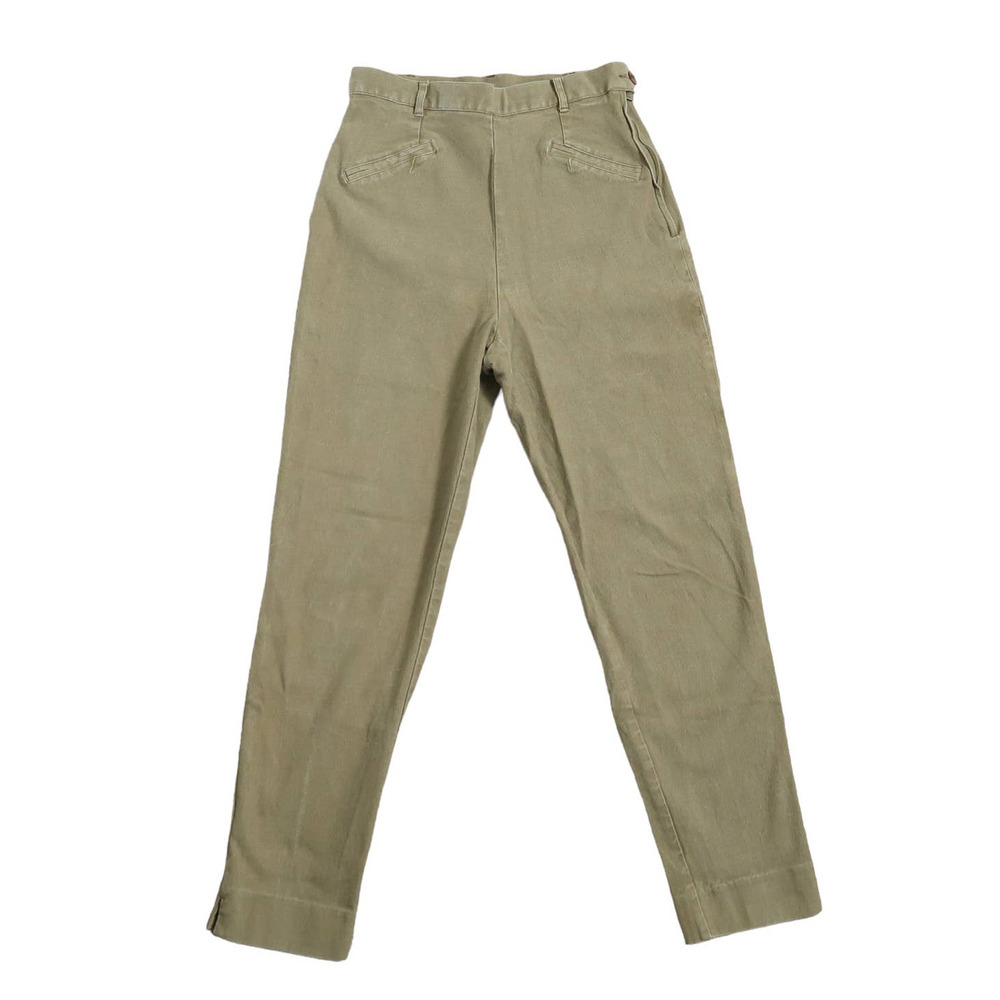 Vintage 90s NY Jeans tan olive green slim fit denim jeans 28"